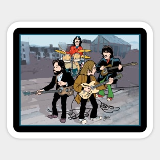 Beatles Rooftop Concert Sticker